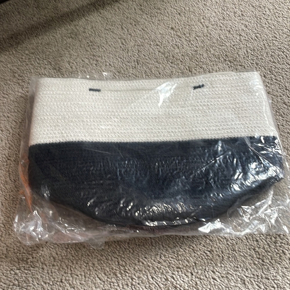 NWT handmade cotton basket - Picture 2 of 8